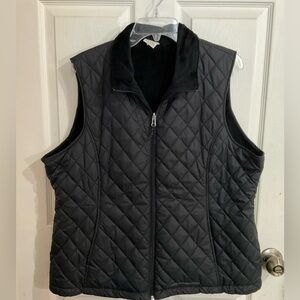 Free Country Black Quilted Women's Vest